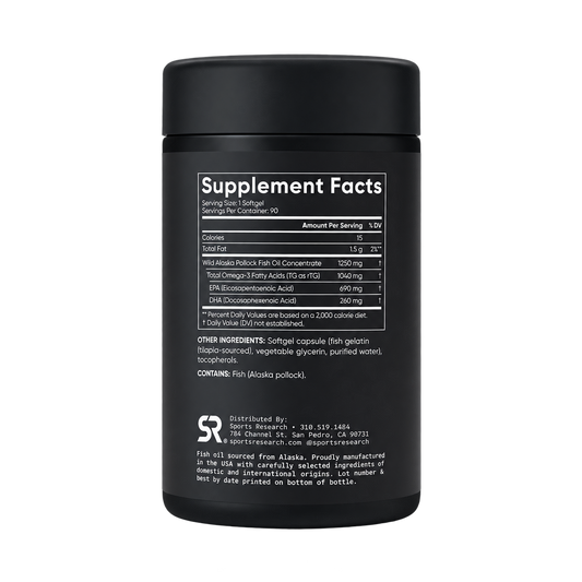Aceite de pescado con omega-3 de Alaska, 90 cápsulas blandas